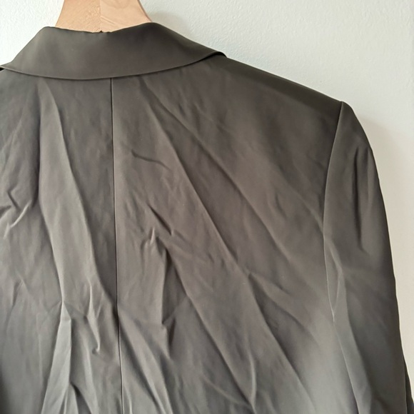 Vince Boyfriend Blazer Jacket Deep Laurel Olive Green Sz 10 - Picture 5 of 7